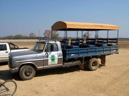 Safari vehicle at Pousada Rio Claro 