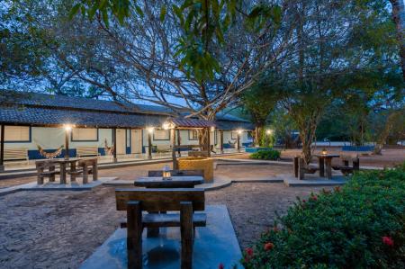 Garden area at Pousada Rio Claro 