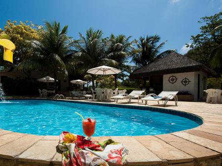 Brazil, Fernando de Noronha: Pool area at Hotel Dolphin