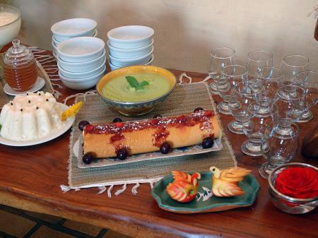 Breakfast at Pousada Vila Serrano 