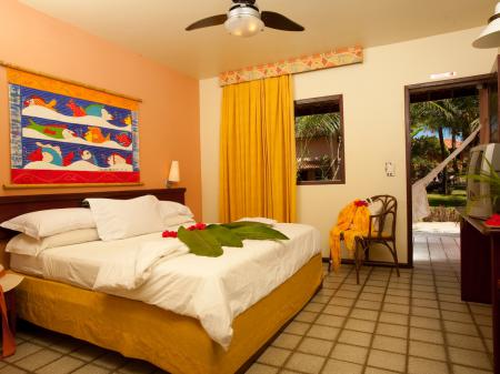  Example of a double room at Pousada Tabapitanga