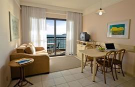 Example of a room with sea view at Hotel Jurere Beach Village 