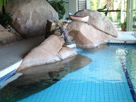 Pool area at Pousada da Vigia 