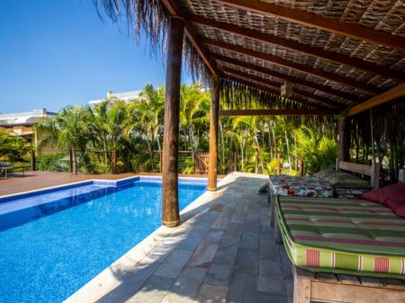 Pool area at Pousada Vila Tamarindo Eco Lodge