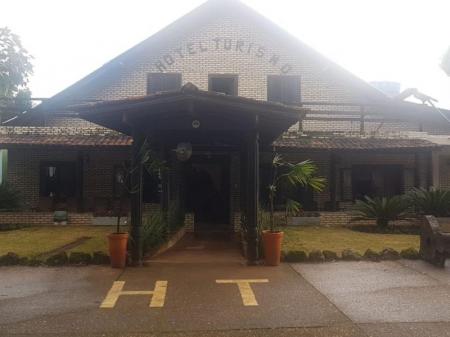  External view of Hotel Turismo in Chapada dos Guimaraes, Brazil