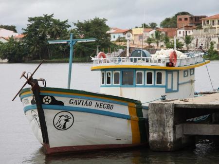 A typical boat used for day trips, during Rota das Emocoes
