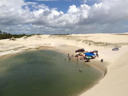 Rota das Emocoes: Buggies on the beach