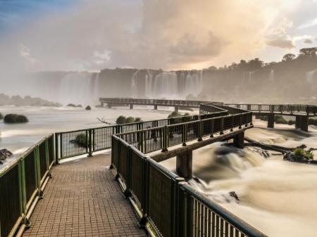 catwalks in Foz do Iguacu