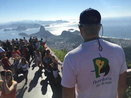 view above Rio de Janeiro from christ the redeemer