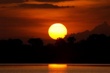 Sunset Juma Amazon Lodge