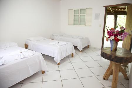 Example of a triple room at Pousada Reino Encantado