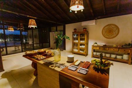 Breakfast before a day trip at Santa Rosa Lodge in the northern Pantanal, Brazil