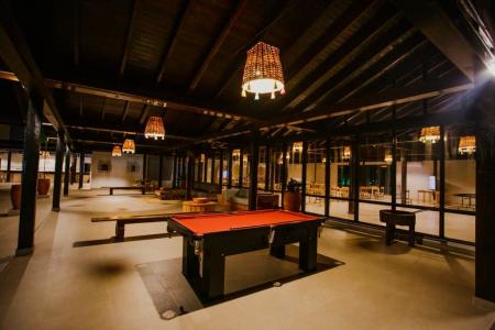 Snooker and other activities at night, Santa Rosa Lodge in the Pantanal