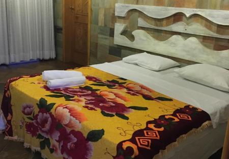 Example of a double room at Pousada Tapera in Itubera, Bahia