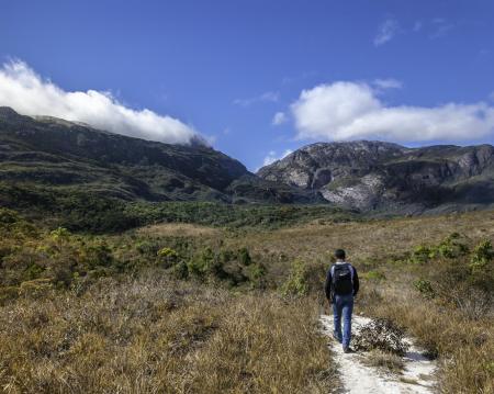 Trekking tour in the mountains of Serra do Caraca