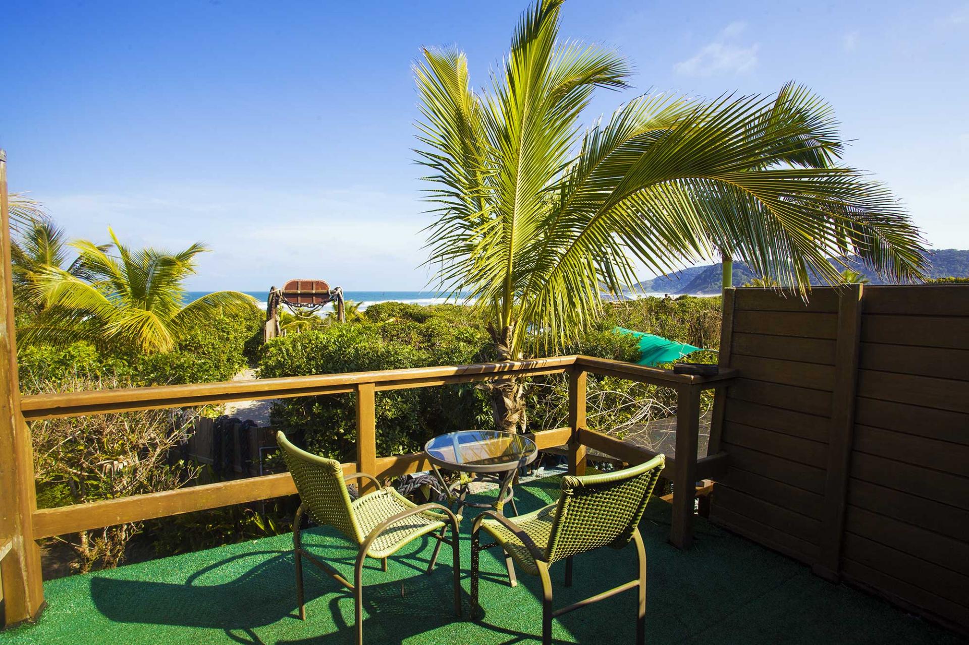 Enjoy the sea view at Grajagan Surf Resort, Ilha do Mel