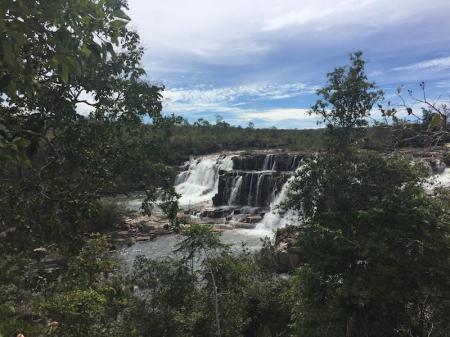 Segredo waterfall in the Chapada dos Veadeiros