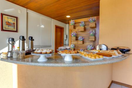 Breakfast at Pousada Ilha Faceira in Florianopolis