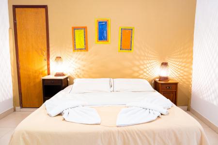 Example of a double room at Pousada Aguape