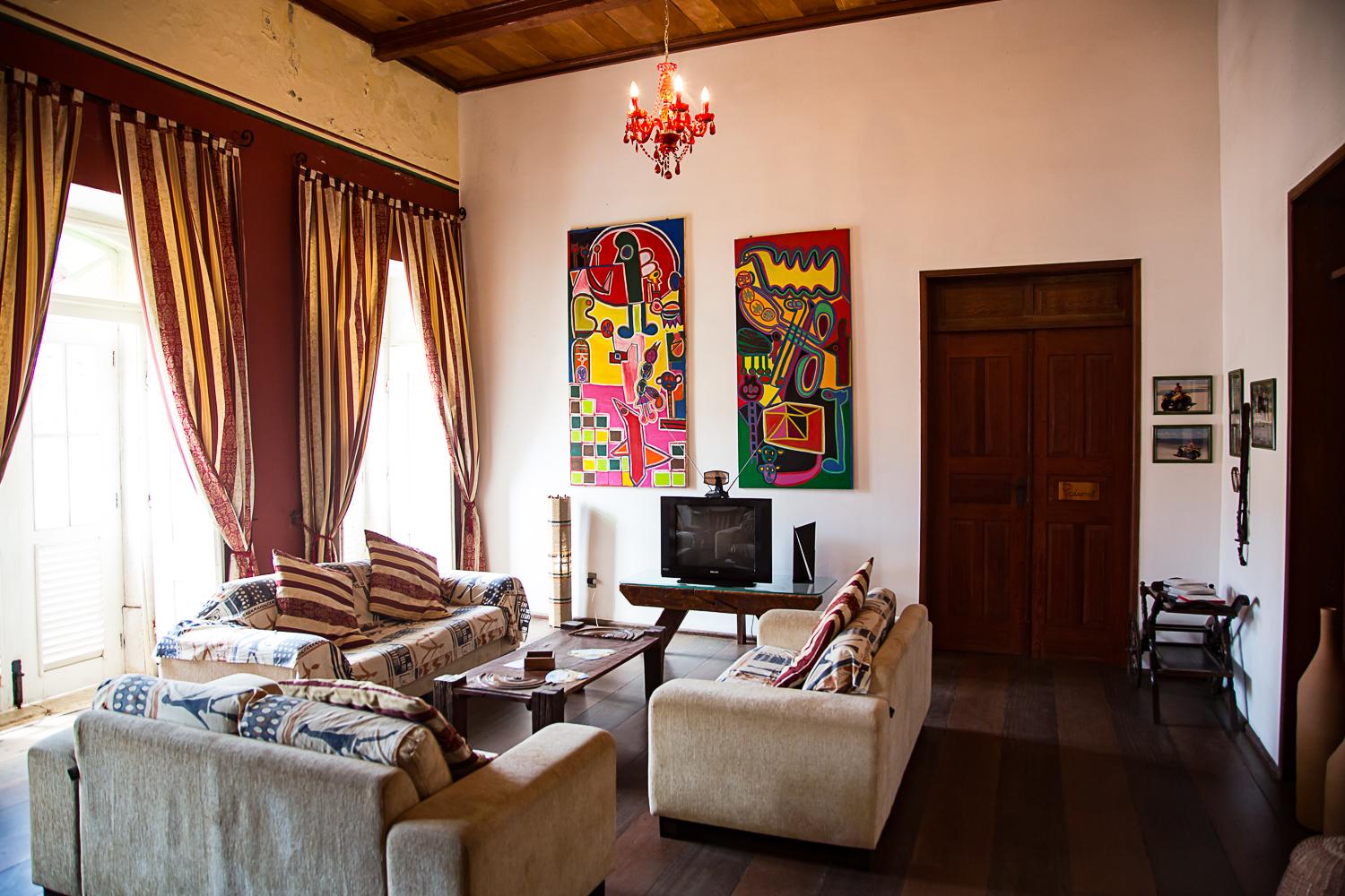 Living room at Pousada Casa Lavinia in Sao Luis