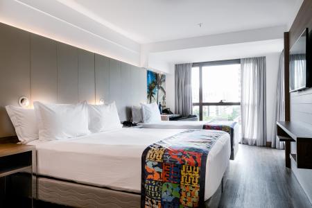 Triple deluxe room at Arena Ipanema Hotel Rio de Janeiro Brazil