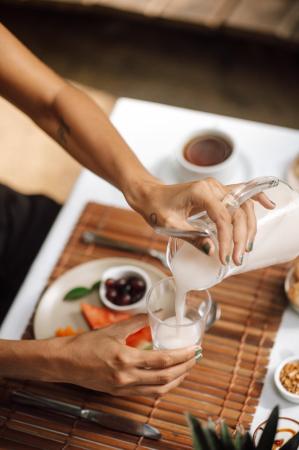 Breakfast at Santa Clara in Boipeba, Brazil