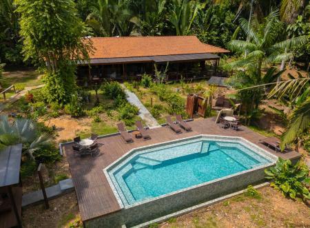 Pool area at Amazon Premium Lodge