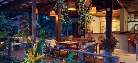 Reception area at Amazon Premium Lodge 