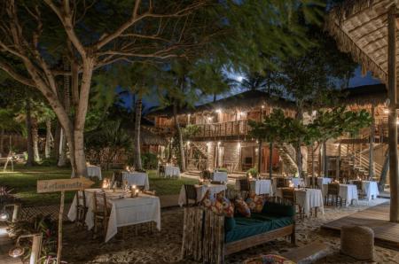 Restaurant area at Vila Kalanga