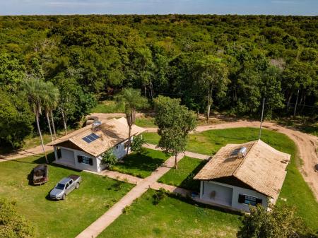 Aerial view of the Forest Chalets at Santa Rosa Hotel