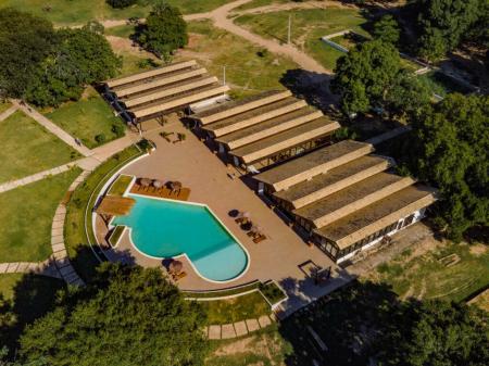 Aerial view of Hotel Santa Rosa