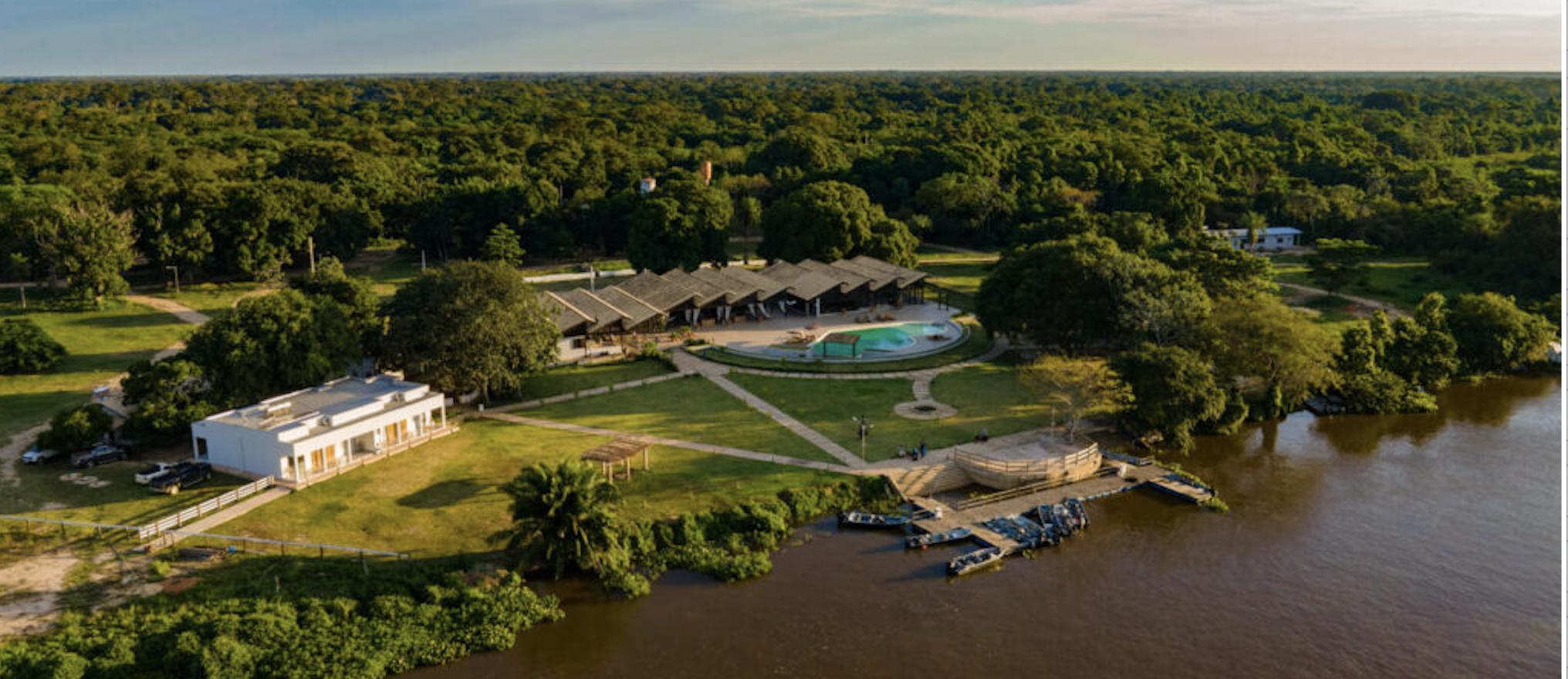Aerial view of Santa Rosa Pantanal Hotel