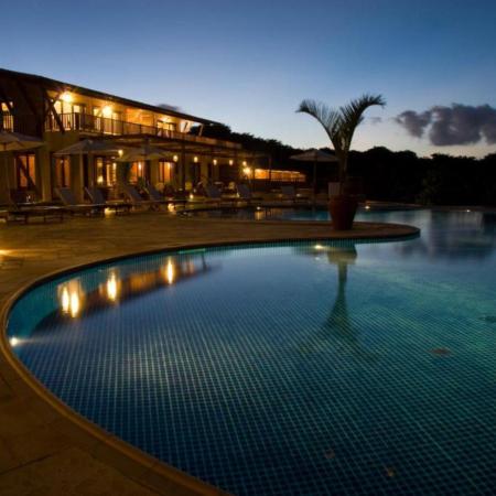 Nighttime dip at Oka de Mata hotel